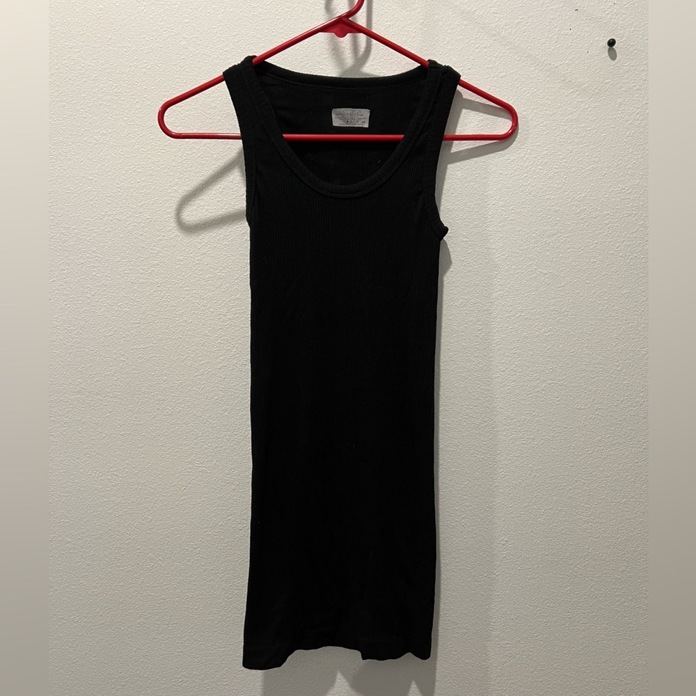 𝅺Athleta Maxi Tank Dress, Black. Size XS